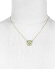 Ethiopian Opal and Diamond Pendant Necklace