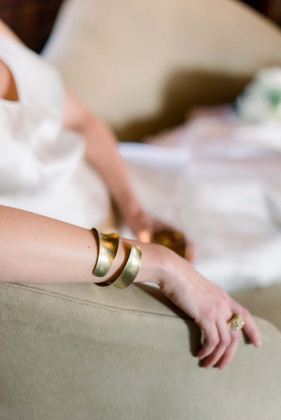 18 Karat Gold Anticlastic Bypass Cuff