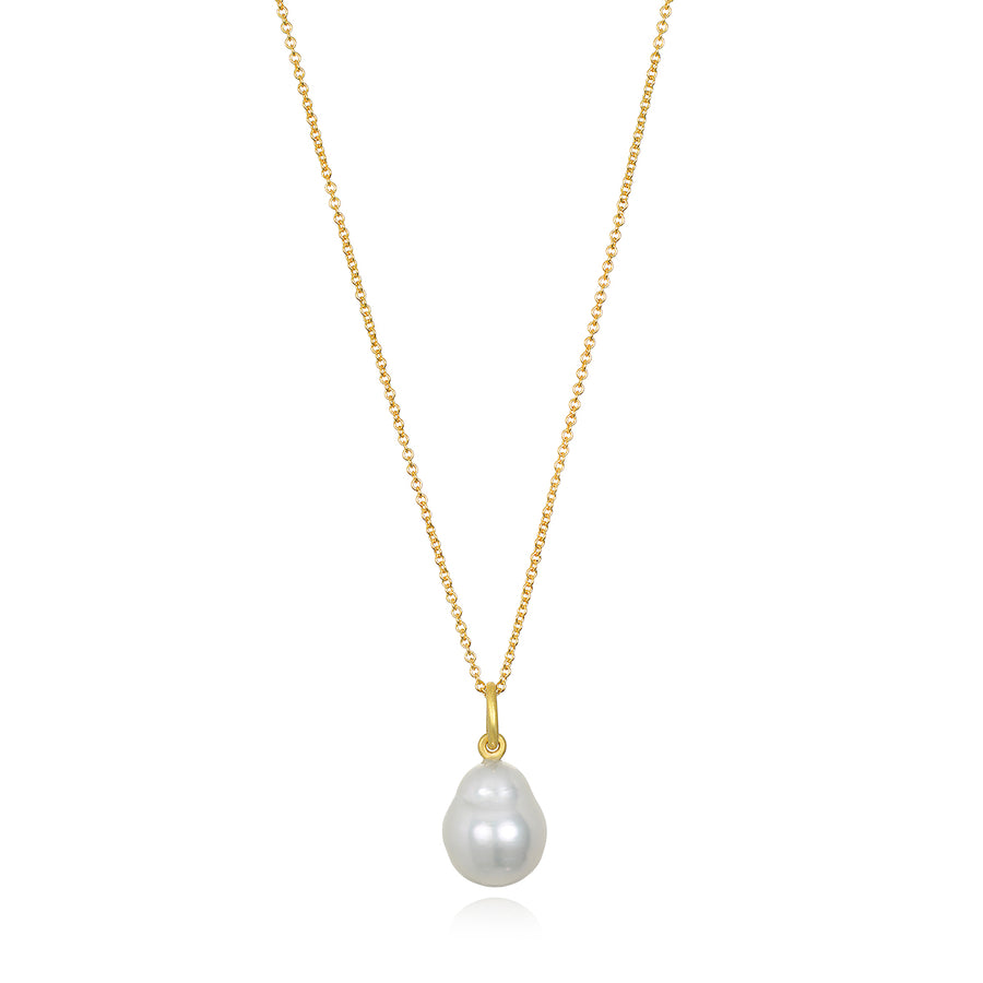 18 Karat Gold South Sea Pearl Pendant Necklace
