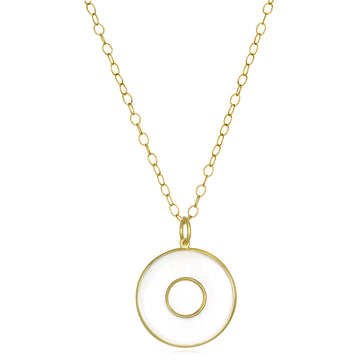 18 Karat Gold Circle of Life Pendant