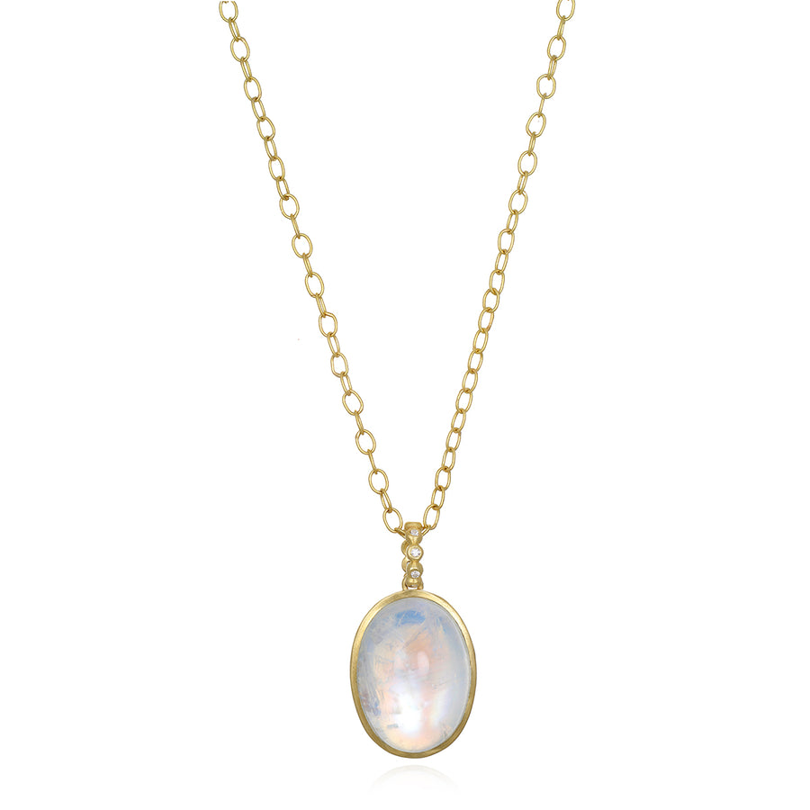 18 Karat Gold Small Oval Link Chain