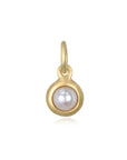 18 Karat Gold Bezel Set Colored Birthstone Charms