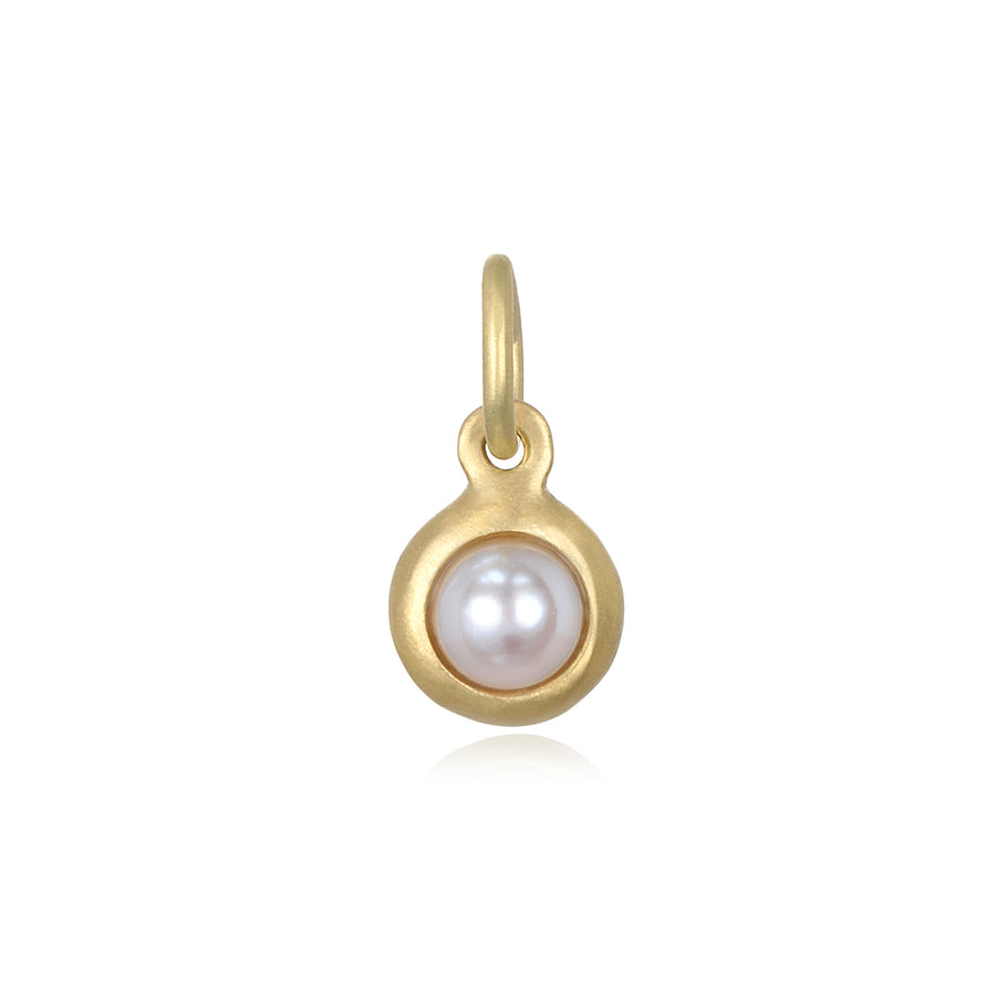 18 Karat Gold Bezel Set Colored Birthstone Charms