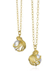 18 Karat Gold Rock Crystal Octopus Pendant - Each Sold Separately