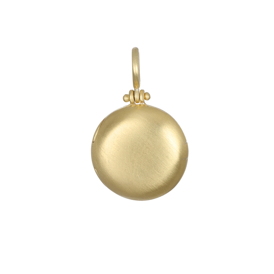 18 Karat Gold Small Round Locket