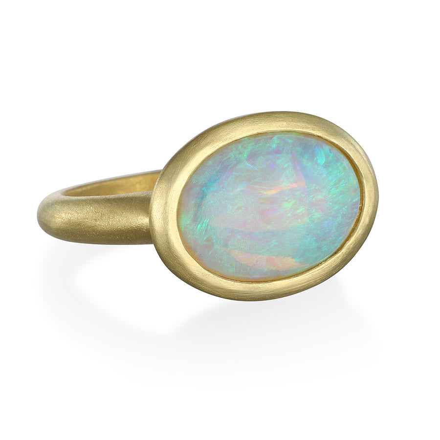 18 Karat Gold Ethiopian Opal Ring