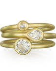 18 Karat Gold Antique Pear Shape Diamond Ring