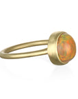 18 Karat Gold Ethiopian Opal Ring