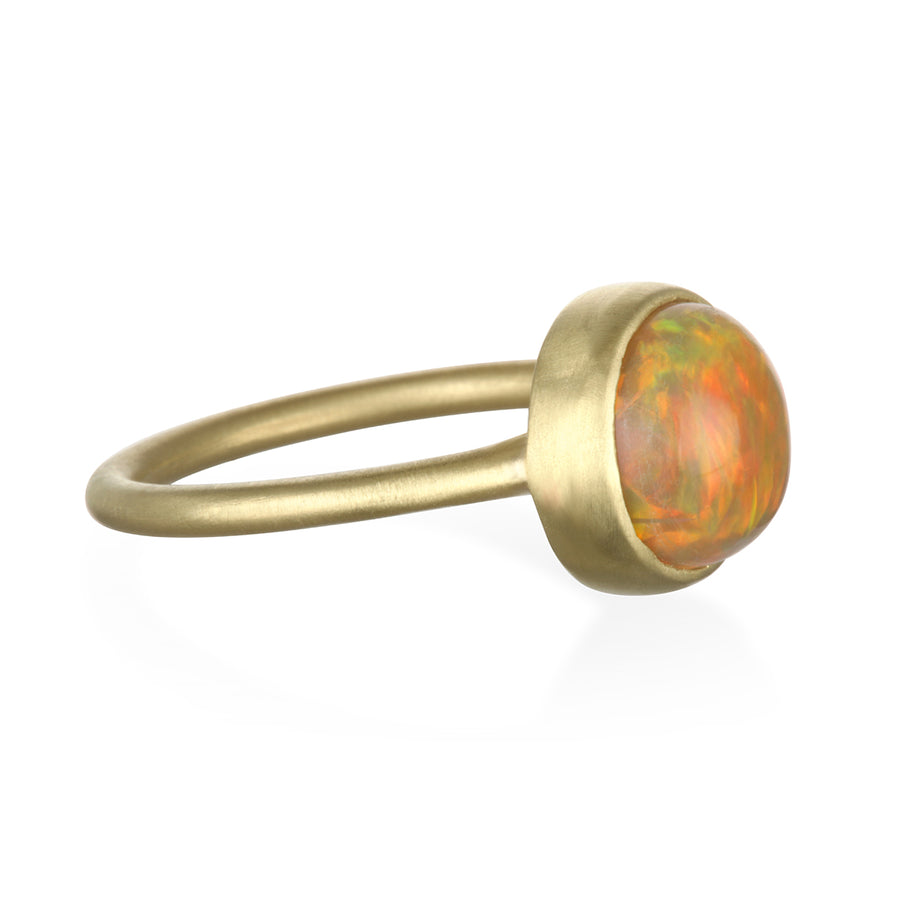 18 Karat Gold Ethiopian Opal Ring