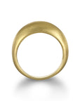 18 Karat Gold Low Dome Ring