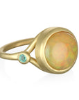 Opal and Tourmaline Ring