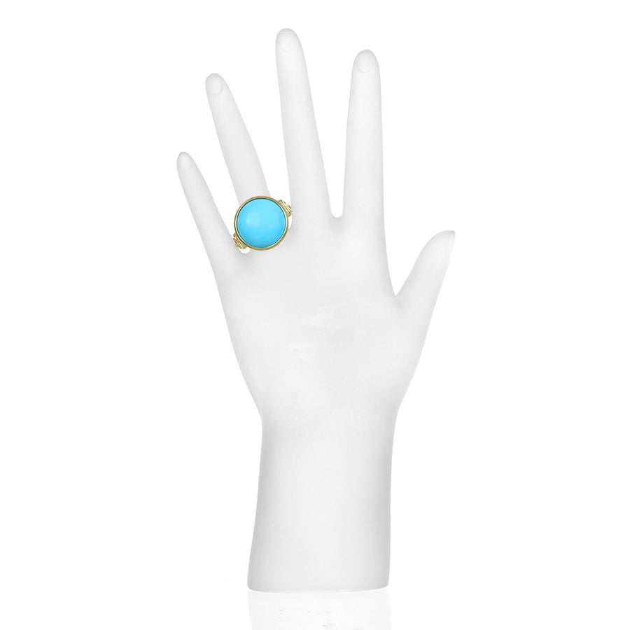 Turquoise Bezel Ring