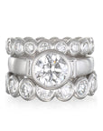 Platinum Diamond Three-Stone Engagement Ring