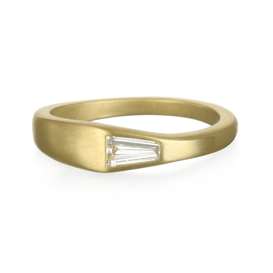 Tapered Diamond Baguette Ring