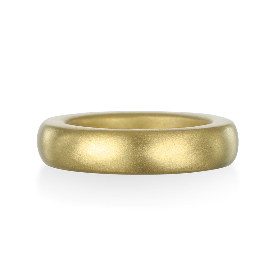 18 Karat Gold Wide Comfort Band
