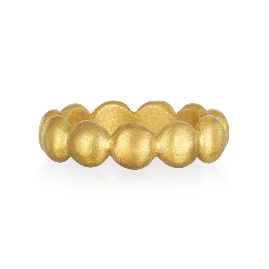 22 Karat Gold Granulation Bead Ring