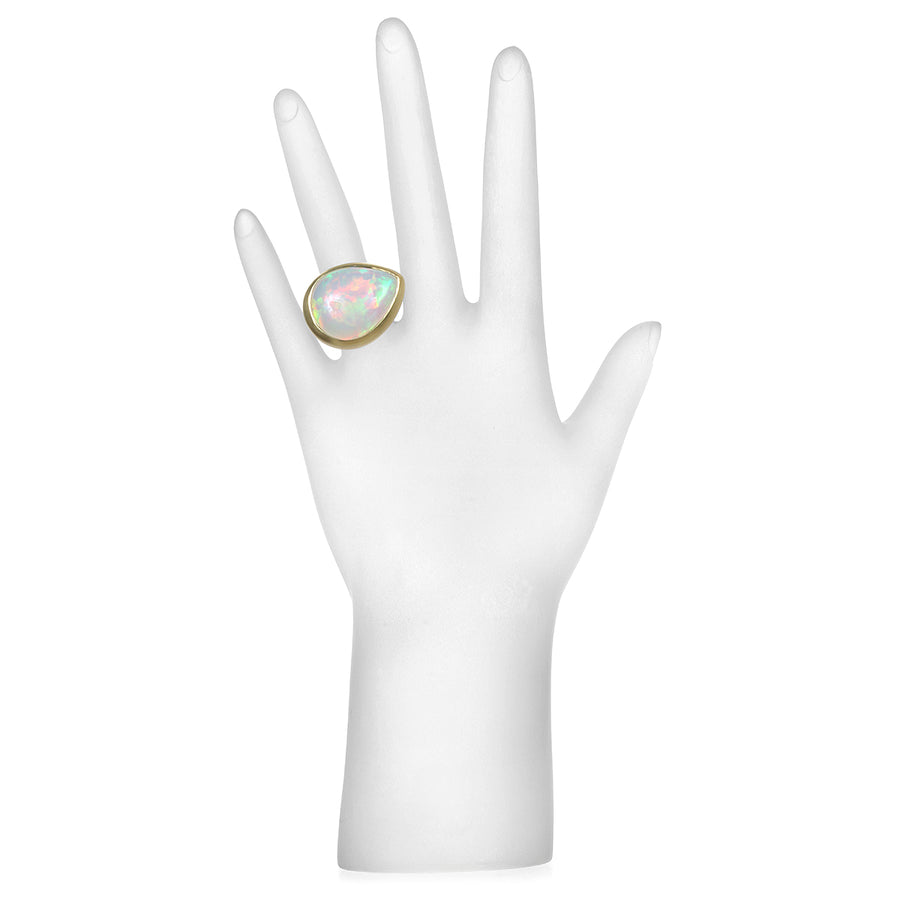 Teardrop Opal Ring