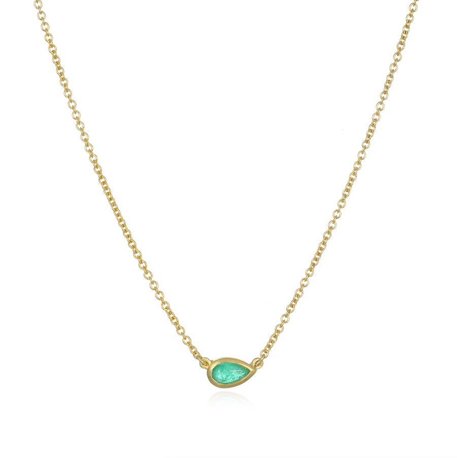 18 Karat Gold  Paraiba Tourmaline Necklace