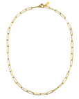 18 Karat Gold Handmade Paperclip Chain