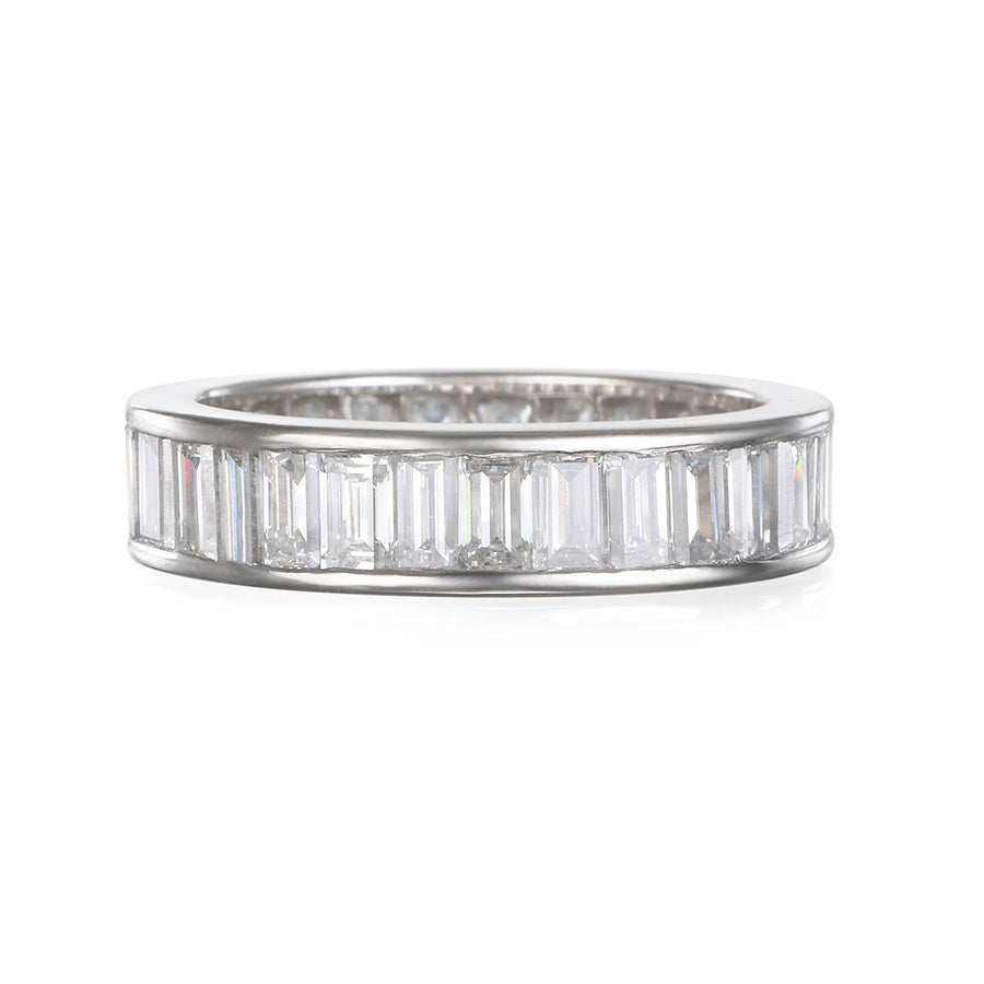 Diamond Baguette Channel Band