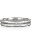 Platinum Diamond Stack Ring