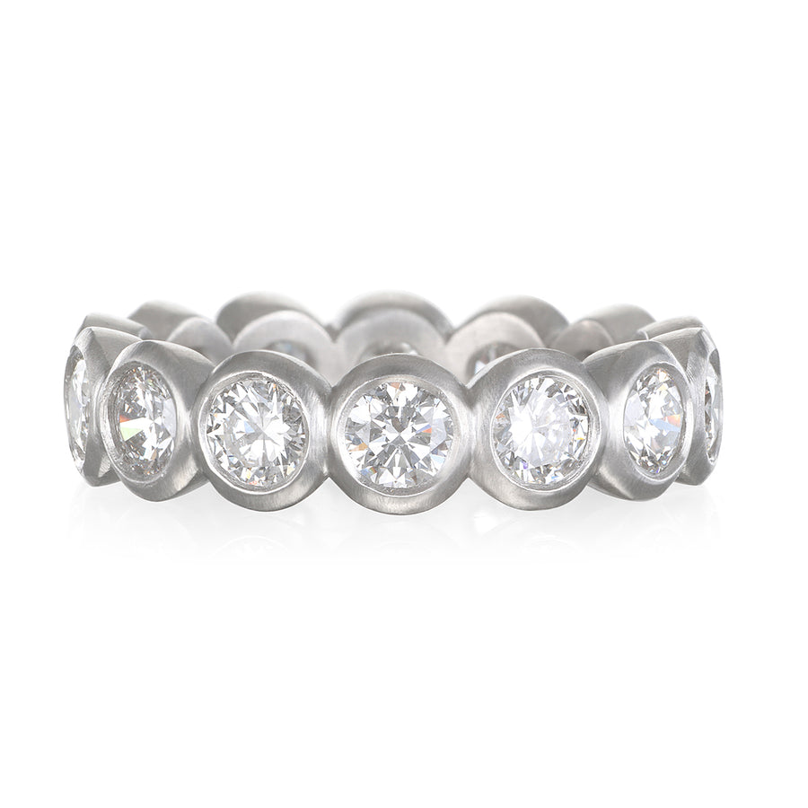 Platinum Diamond Eternity Band - Large