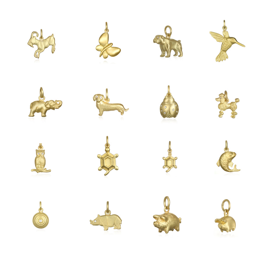 18 Karat Gold Ladybug Charm
