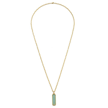 18 Karat Gold Mini Paperclip Chain