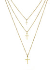 18 Karat Gold Diamond Cross - Sold Separately