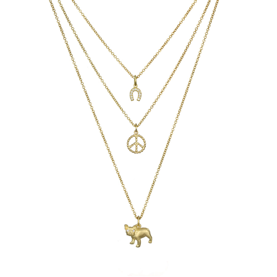 18 Karat Gold Horseshoe Charm