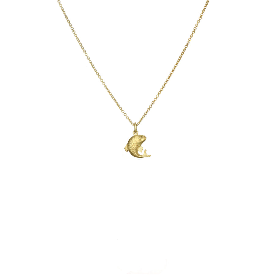 18 Karat Gold Koi Charm