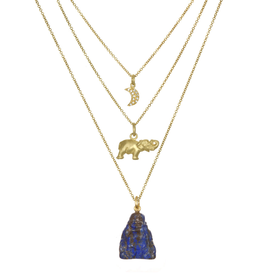 18 Karat Gold Elephant Charm